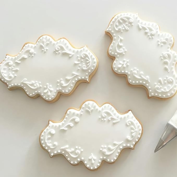 MrCookie Plaque/Frame Cookie Cutters,6pc Thickened Stainless Steel.