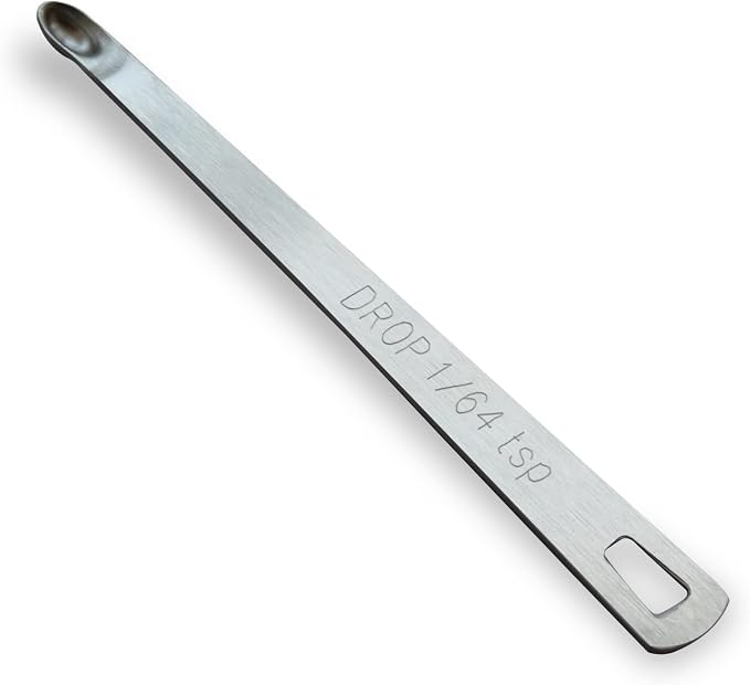 1PCS 1/64tsp(0.08ml) Mini Measuring Spoon, Small Teaspoon for Tiny Amounts | High Precision, Food-Grade, ‌Rust-Free, Dishwasher-Safe, Easy-Read Markings, Multi-Purpose, Sturdy & Durable