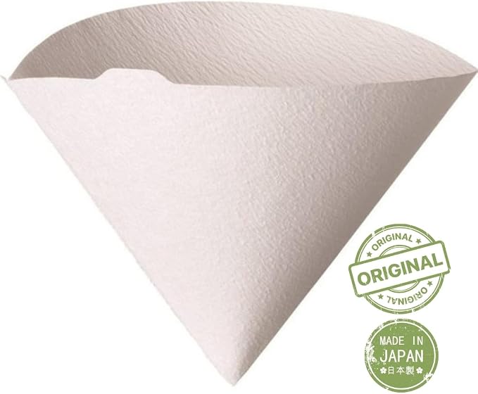 Hario V60 Paper Coffee Filter, Size 03, White, 40ct Box