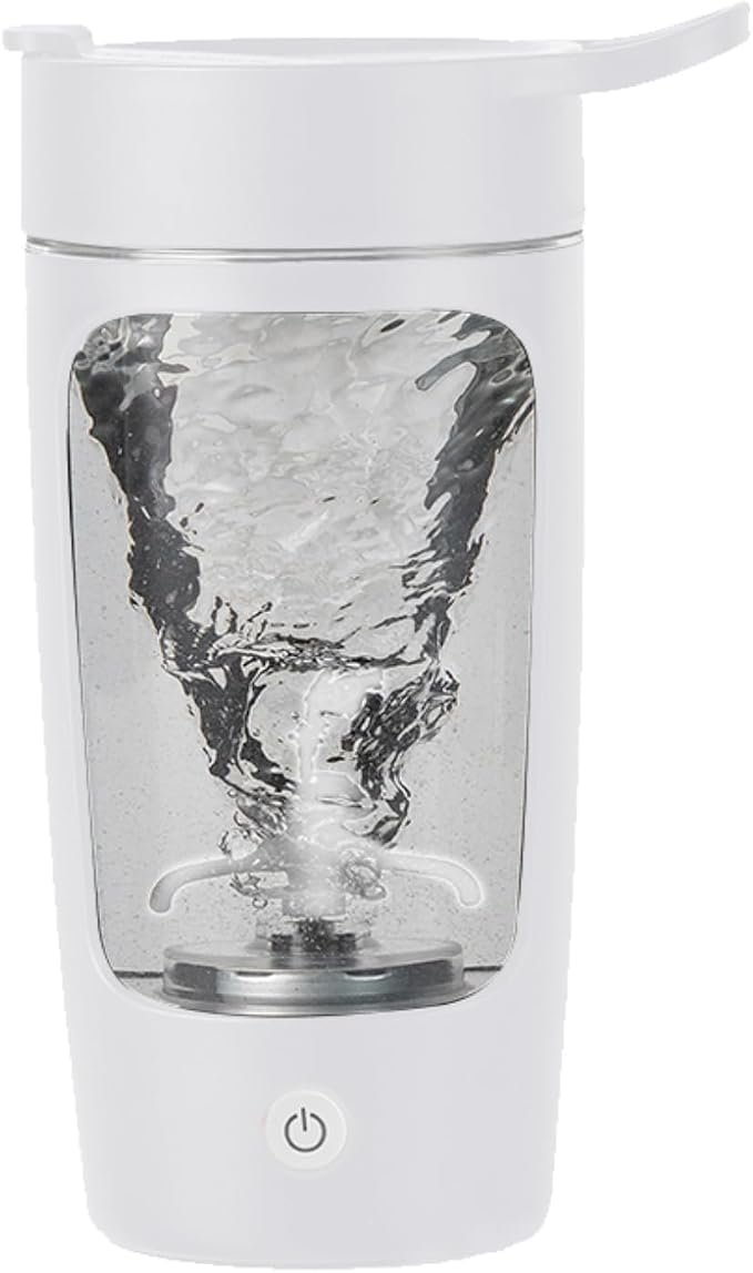 Electric Shaker Bottle 22oz Rechargeable Self Stirring Cup BPA Free Tritan | Portable, leak-proof, easy clean, powerful motor. For protein, coffee, milk, gym, kitchen, office, school, travel
