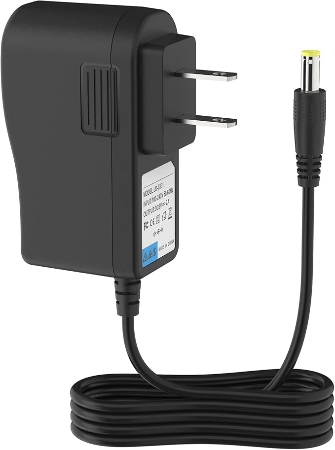 6V AC Power Adapter for Automatic Sensor Trash Cans 2.5 to 23 Gallon, 6.4Ft Long Power Cord Supply, for Trash Can Parts, 13 Gallon Trash Can Ac Adapter Power Cord