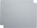Silicone Mats, 2Pcs 15.7"x 11.8"x 0.03" Grey Silicone Table Mats | for Craft, Kitchen Counter, Jewelry