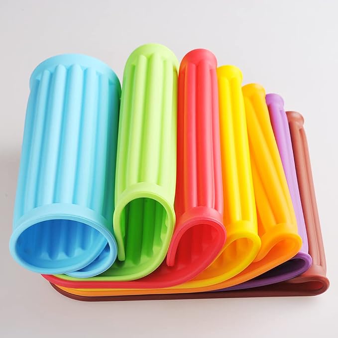 Silicone Trivets Mats for Dishes and Pots, Countertop, Table Hot Pads - Spoon Rest, Drying Mats Set of 2 (Mint Green)
