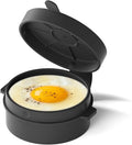 Microwave Egg Bite Maker, Egg Cooker Microwave For Breakfast Sandwich, Egg Maker For Scrambled Eggs, Safe for Oven Air Fryer, Dishwasher-Safe Grey