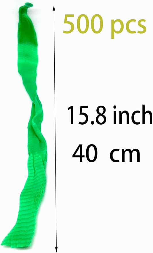 500Pcs Reusable Mesh Green Nylon Netting with Bags,15.7 Inch Reusable Nylon Mesh net Produce Grocery Toys Fruits Vegetables Storage Bags