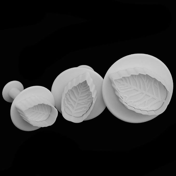 33 Pcs Fondant Cake Cookie Plunger Cutter Sugarcraft Plunger Mold | Flower Leaf Butterfly Heart Shape Decorating Mold DIY Tools