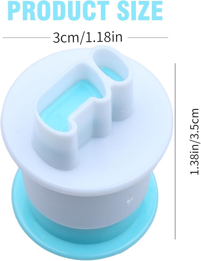 26PCS/Set Cookie Stamp Impress Cookie Cutters Alphabet Letter and Number Cake Biscuit Mold Letter Shape DIY Cookie Biscuit Alphabet Cake Tool Embosser Cutter (Lower Case Shape)