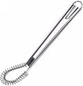 Best Utensils Stainless Steel Mini Egg Whisk Beater Handheld Milk Frother Foamer Foaming Creamy Coffee Mixer Spring Sauce Blender Kitchen Accessories
