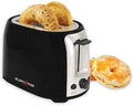 EUROSTAR ET750B 2-Slice Cool Touch Wide-Slot Toaster, Black