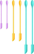 Silicone Spatula Set 6Pcs, Mini Jar Scraper for Makeup & Food | Mini spatulas reach every last drop in jars and bottles, reducing waste for food, cosmetics and personal care products.