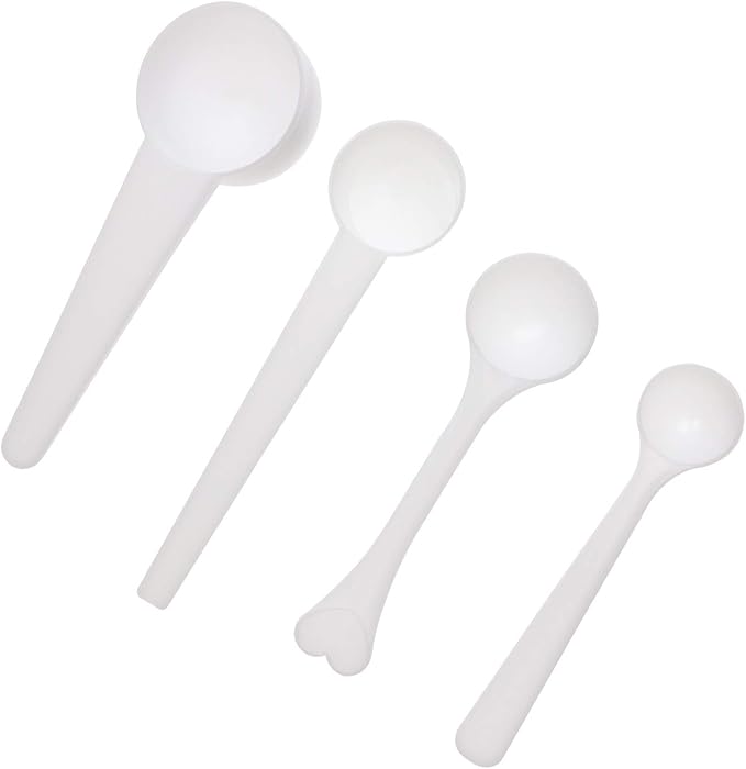 ONLYKXY 1/3/5/10g Measuring Spoons Coffee Protein Milk Powder Scoops Spoon Kitchen Tools