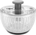 X&E Salad Spinner | Lettuce Spinner | Fruit Washer | Fruit Washing Bowl with Strainer | Vegetable Cleaner | Salad Cleaner | Lettuce Washer | 6 Quart Capacity