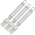 3Pack Green Onion Slicer, Multi-Blade Kitchen Herb Cutter, Professional Scallion Shredding Tool (3, Silver and black)