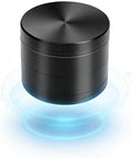 2.5 Inch Coffee Mill - Heavy-Duty Aluminum, Non-Stick Design, Compact Essential Tool for Kitchen Coffee Brewing - Black
