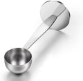 Two-in-One Stainless Steel Coffee Scoop Tamping Spoon | Dual-Purpose, Powder Hammer Tamper, Multi Function, For Measuring and Tamping