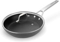 MsMk 12 Inch Nonstick Frying pan with Lid, Grey Large Cooking Pan Skillet | Non Toxic, Even Heating, Easy Clean, Dishwasher & Oven Safe, suitable for gas & electric & induction stoves, PFOA & PFAS Free