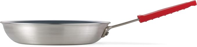 Tramontina Professional 10-Inch Ceramic Non Stick Frying Pan | Heavy-Gauge Aluminum Skillet with Ceramic Nonstick Coating, Dishwasher and Oven Safe, Gray, Made in Brazil