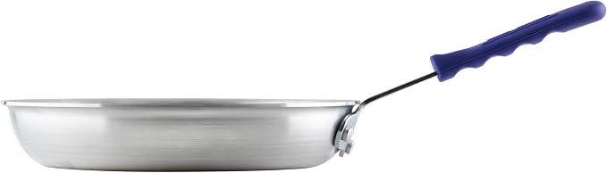 Winco 10" Natural Induction Aluminum Fry Pan | Induction compatible, Stay cool handle, Great for Sauteing, Searing, Frying and Restaurant Kitchens