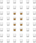 Heavy Base Shot Glasses, 1.5 oz Sets of Clear Shot Glass (48 Pack), Measuring Cup for Espresso, Liquid, and Wine - Heavy Glass (Glass, 48Pack)