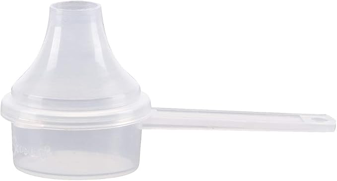 Measuring Scoop & Funnel - No Cap Open Spoon 1-Pack 9cc | Universal open design measuring spoon, Built-in funnel neck pour spout, Quick access cup for coffee powders and baking