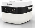 3L Smart Rice Cooker, 6-Cup Uncooked, Fuzzy Logic, Stainless steel spherical inner pot with non-stick ceramic glaze coating, Keep Warm, White