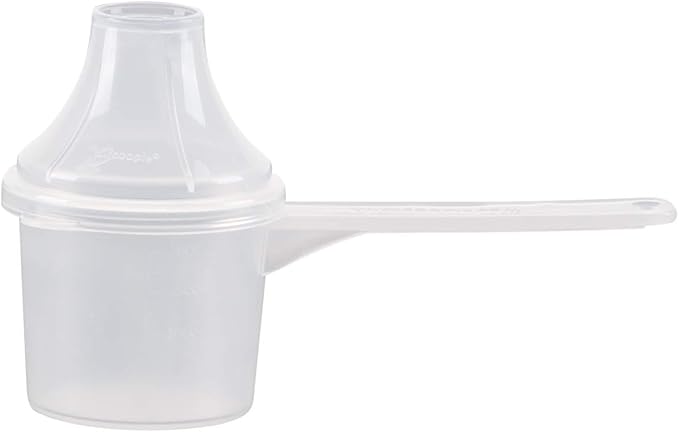 Measuring Scoop & Funnel - No Cap Open Spoon 1-Pack 25cc | Universal open design measuring spoon, Built-in funnel neck pour spout, Quick access cup for coffee powders and baking
