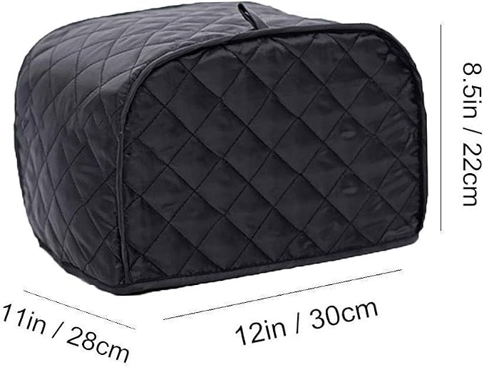 Toaster Appliance Cover Polyester Bread Toaster Cover Bakeware Protector Dust and Fingerprint Protection Four Slices