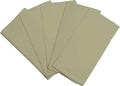Sage Green Flour Sack Tea Towels - 100% Organic Cotton, 5 Pack, 27"x27", Highly Absorbent Dish Towels - Versatile Kitchen Towels for Baking - Customizable and Easy to Embroider (5 Pack - Sage Green)