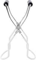 Canning Jar Lifter Tongs, Canning Supplies | Stainless Steel Jar Lifter with Grip Handle for Home Kitchen, White