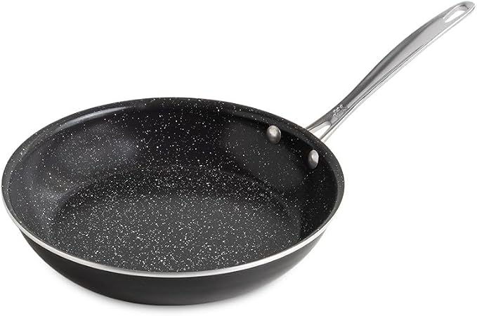 Nordic Ware Basalt Aluminum Saute Skillet, 10-Inch, Ceramic Coating
