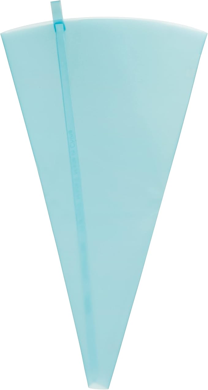 Ateco 6 Piece Cake Set, 5 Thermoplastic Tubes and 1 Reusable Superflex Silicone Decorating Bag