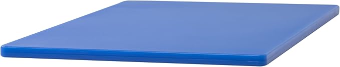 Winco 12" x 18" Blue Heavy-Duty Cutting Board (Set of 6) | Dishwasher safe, Stain resistant, Minimizes dulling, Great for Charcuterie, Cheese, Appetizers and Buffet Displays