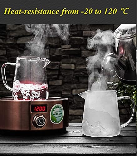 Mini Size Glass Teapot Tea Kettle-with Stainless Steel Removable Infuser for Blooming Tea & Loose Leaf Tea, Microwave & Stovetop Safe, 950ML/32oz (L-950)