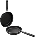 IBILI Nonstick Double-Sided Omelette Pan 9.4 Inch | Made in Spain | Frittata Frying Pan for Easy Flipping, Reinforced Cast Aluminum, PFOA-Free, Food-Grade, Induction Compatible, pancake Maker