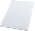 Winco 12" x 18" White Heavy-Duty Plastic Cutting Board | Dishwasher safe, Stain resistant, Minimizes dulling, Great for Charcuterie, Cheese, Appetizers and Buffet Displays