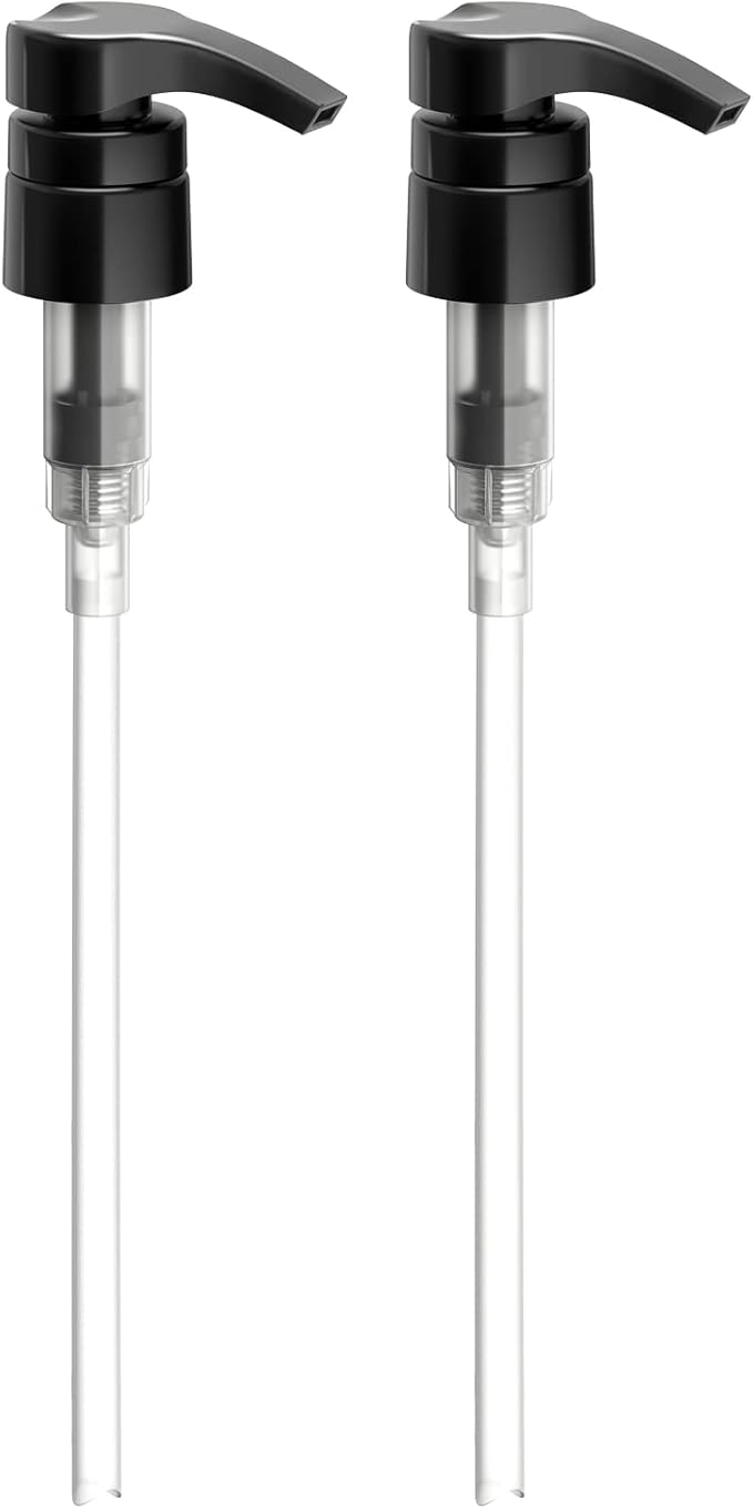 Bar5F Pumps for Shampoo and Conditioner Bottles, Salon-Brand Liters, 2 Pack | Professional-standard durability for salon-brand 1 L/33.8 oz bottles, 28/410 finish, 1-inch neck and 1.1-inch cap diameter