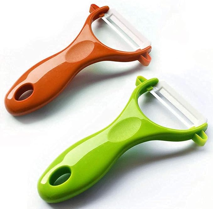 COLIBROX Peelers Grate and Julienne - Fruit and Vegetable Peeler Set Quickly Peels Apple, Potato, Corn, Ginger, Citrus, Avocado, Mango and More