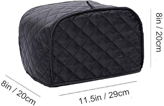 Toaster Appliance Cover Polyester Bread Toaster Cover Bakeware Protector Dust and Fingerprint Protection Two Slices