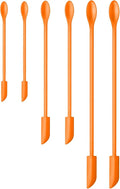 Silicone Spatula Set 6Pcs, Mini Jar Scraper for Makeup & Food | Mini spatulas reach every last drop in jars and bottles, reducing waste for food, cosmetics and personal care products.