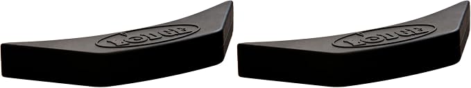 Lodge ASAHH11 Silicone Assist Handle Holder, Black (Pack of 2)