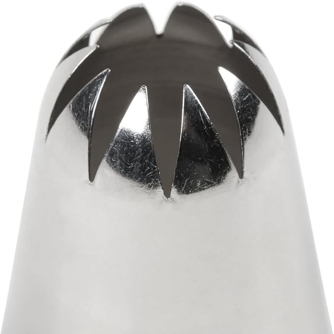Ateco # 849 - Closed Star Pastry Tip .69'' Opening Diameter- Stainless Steel by Ateco