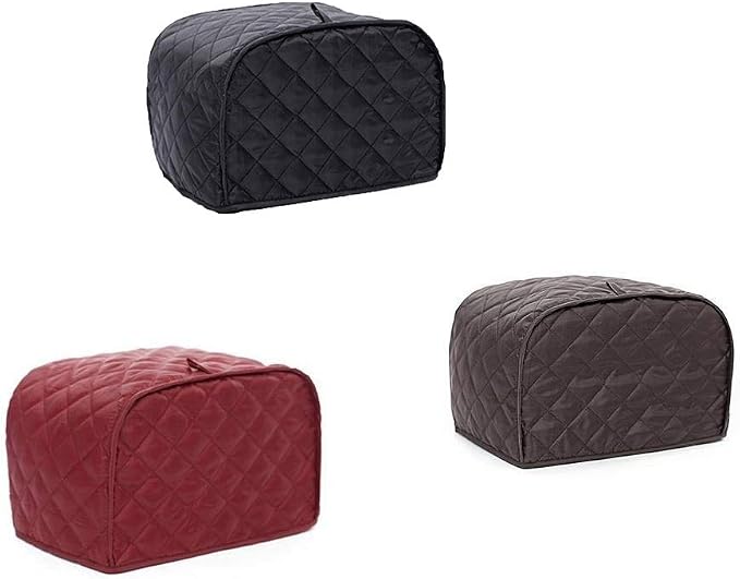 Toaster Appliance Cover Polyester Bread Toaster Cover Bakeware Protector Dust and Fingerprint Protection Two Slices