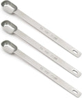 3PCS 1/2TSP(2.5ML) Measuring Spoon, Stainless Steel Long Handle Teaspoons | High Precision, Food-Grade Stainless Steel, ‌Rust-Free, Dishwasher-Safe, Easy-Read Markings, Multi-Purpose, Sturdy & Durable