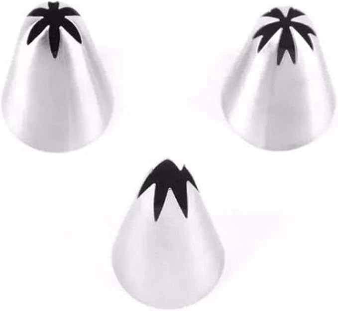 Symphony Wire Tips, Stainless Steel Icing Piping Nozzles For Pastry Fondant Tools (grass & flower)