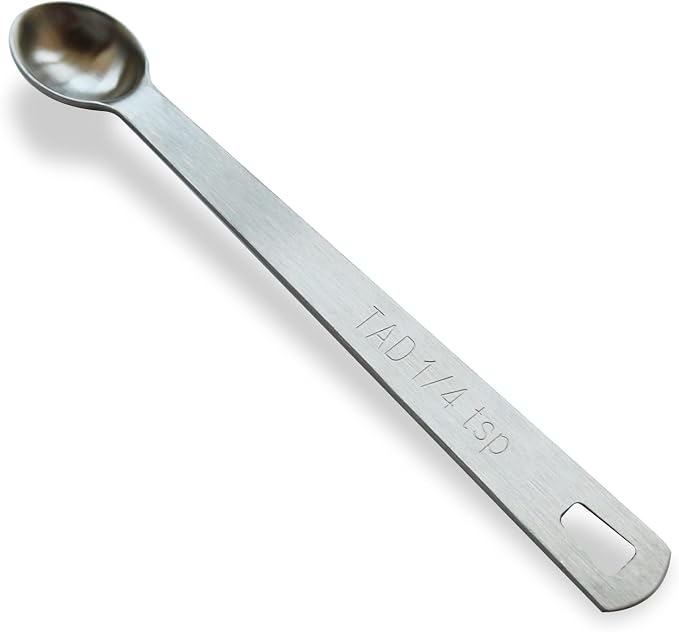 1PCS 1/4tsp(1.25ml) Mini Measuring Spoon, Small Teaspoon for Tiny Amounts | High Precision, Food-Grade, ‌Rust-Free, Dishwasher-Safe, Easy-Read Markings, Multi-Purpose, Sturdy & Durable