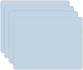 Silicone Placemats, Food-Grade Non-Slip Waterproof, Dining, Stain Resistant, Countertop Protector, Kitchen Counter Mat, Heat Resistant, Baking mat Dishwasher Safe (15.7x11.8Inch-4pack, Blue)