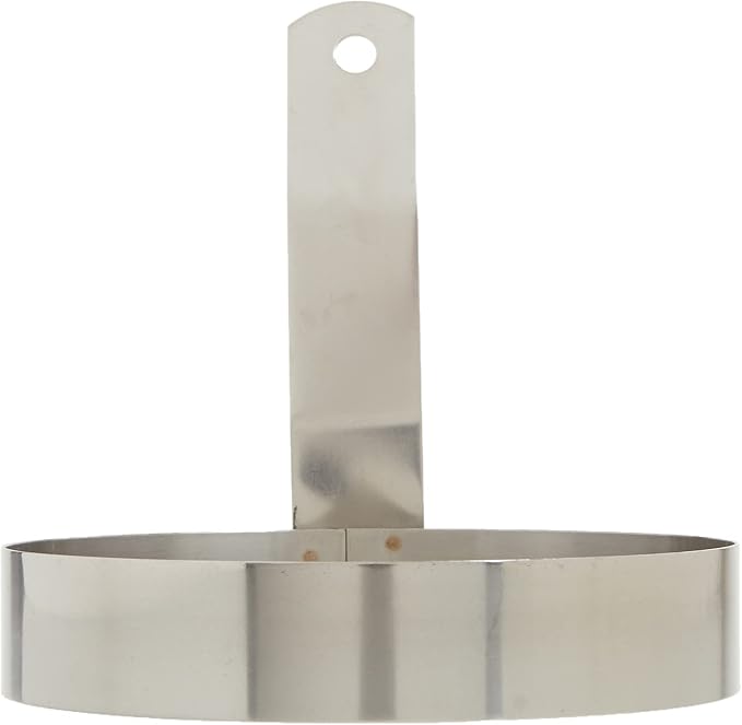 Winco 5" Round Stainless Steel Egg Ring | Restaurant service