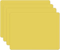 Silicone Placemats, Food-Grade Non-Slip Waterproof, Dining, Stain Resistant, Countertop Protector, Kitchen Counter Mat, Heat Resistant, Baking mat Dishwasher Safe (15.7x11.8Inch-4pack, Yellow)