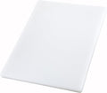 Winco Cutting Board, 12 by 18 by 1-Inch, White | Dishwasher safe, Stain resistant, Minimizes dulling, Great for Charcuterie, Cheese, Appetizers and Buffet Displays