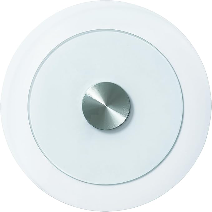 VEVOR 20 in Glass Lazy Susan Turntable, 360° Rotation Round Clear Tabletop Rotating Tray, Tempered Glass Dining Table Centerpiece, Smooth and Silent Spin, for Family Gatherings, Banquets & Weddings